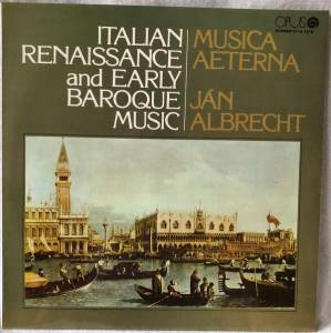 J'an Albrecht - Italian Renaissance And Early Baroque Music