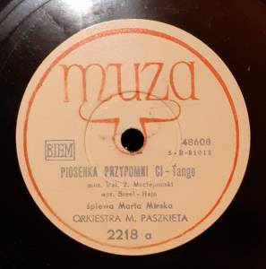 Marta Mirska - Piosenka Przypomni Ci - Tango / Mimi Z Trinidad - Rumba