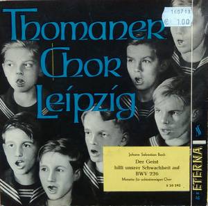 Thomanerchor - Der Geist Hilft Unsrer Schwachheit Auf BWV 226